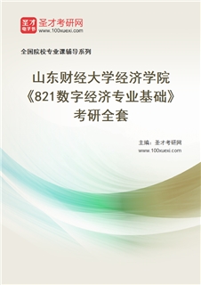 2027年山东财经大学经济学院《821数字经济专业基础》考研全套